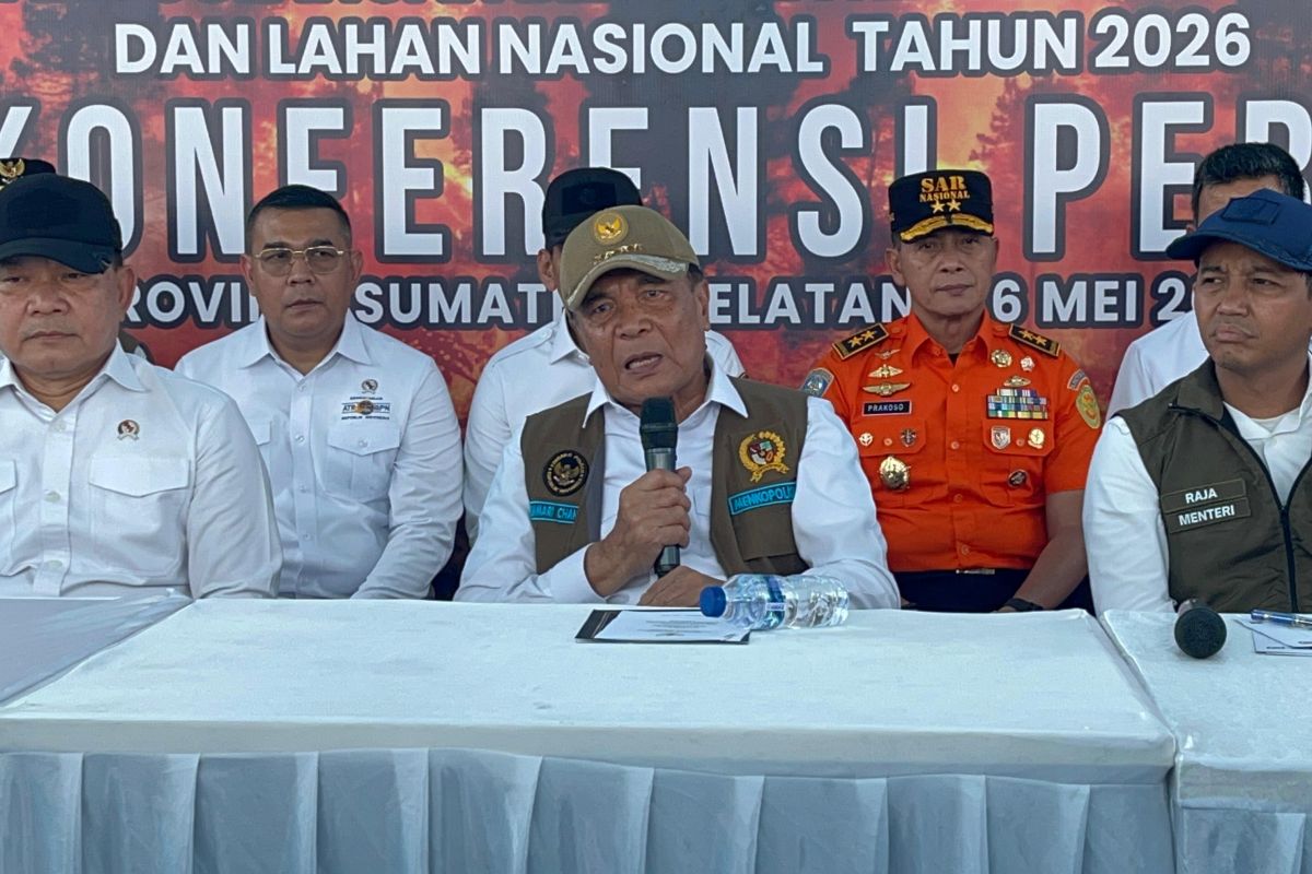 Menko Polkam minta 12 daerah rawan karhutla di Sumsel jadi prioritas
