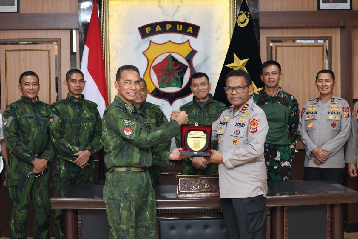Polda Papua dan Kogabwilhan III bahas masalah peningkatan aksi KKB