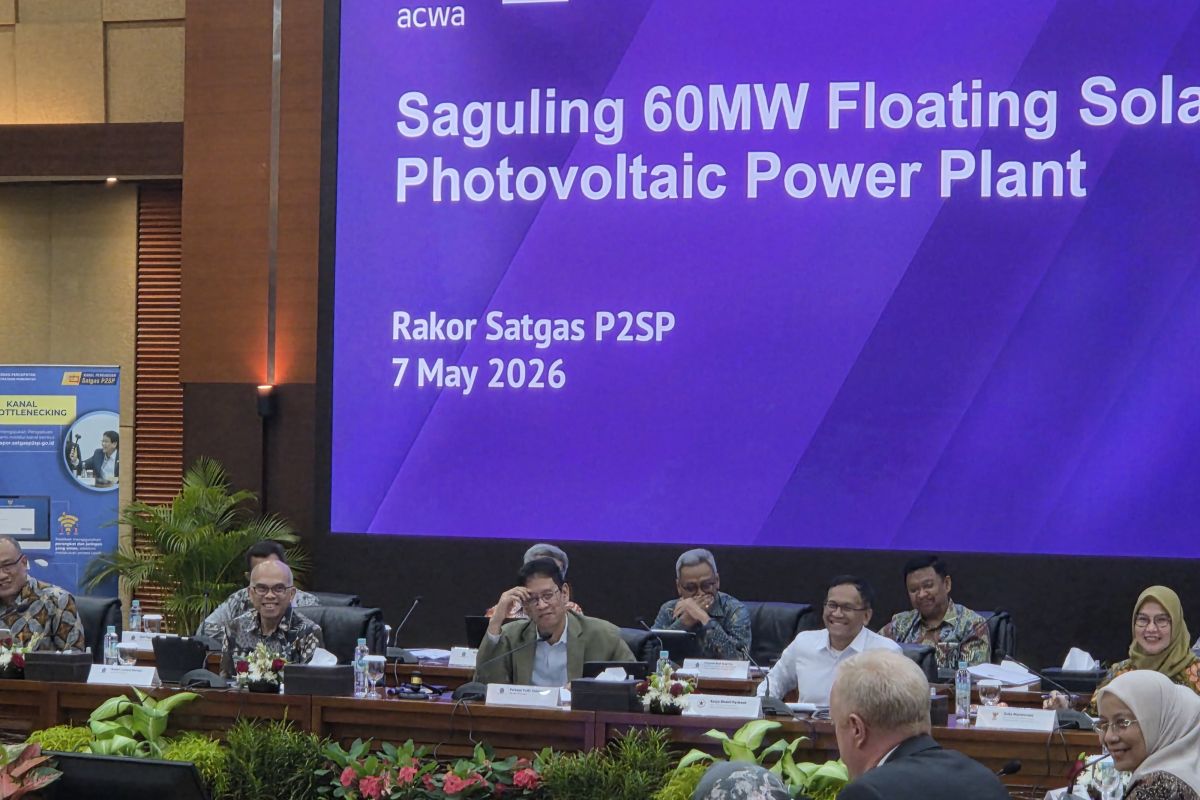 Menkeu Purbaya tengahi kendala lahan proyek PLTS Terapung Saguling