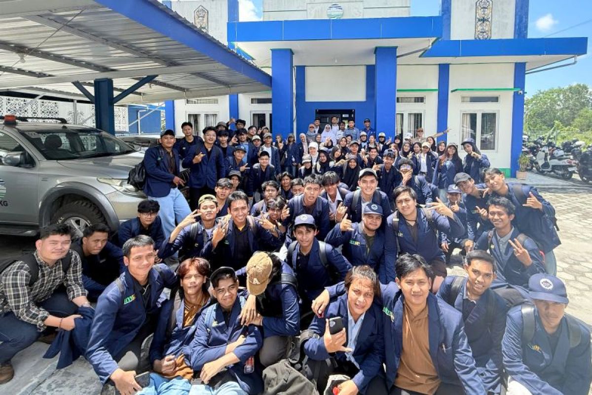 Mahasiswa Teknik UMPR gali ilmu pengelolaan kualitas udara di BMKG Tjilik Riwut
