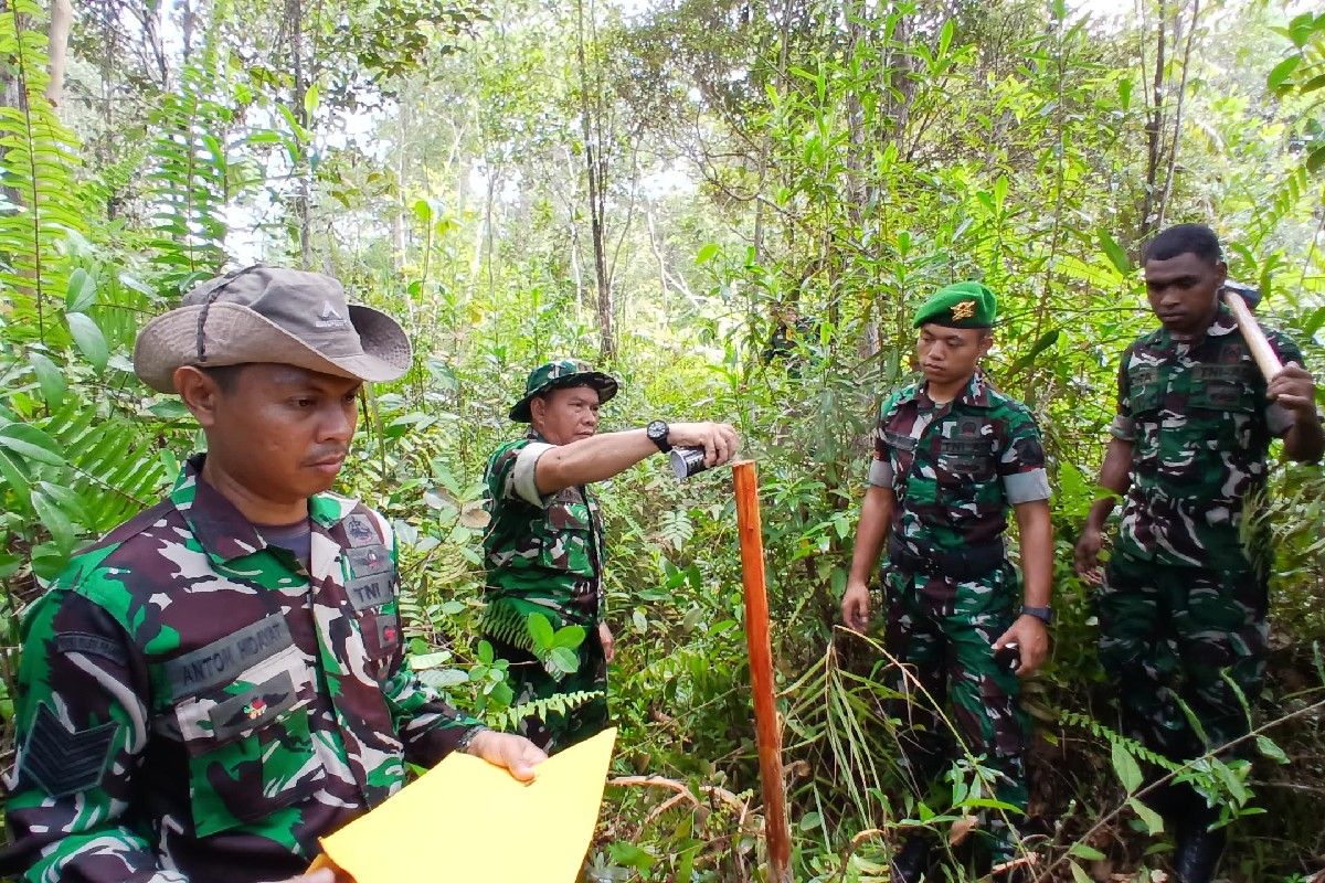 Lahan pembangunan Yonif TP 923 Mentaya mulai disiapkan