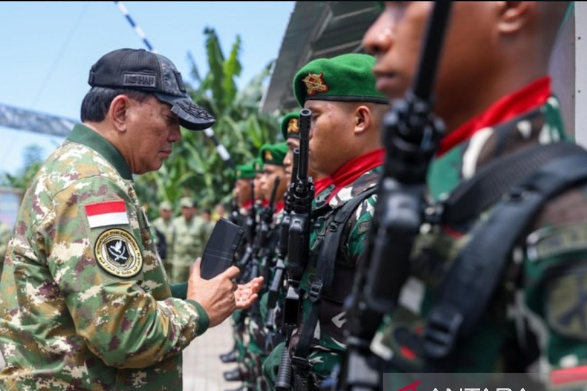Menhan minta prajurit Yonif TP bekerja untuk bantu perekonomian rakyat