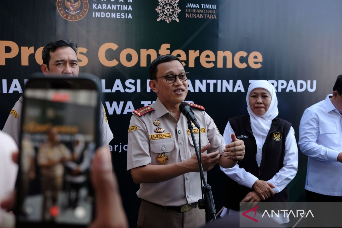 Barantin: Karantina Terpadu Jatim dorong efisiensi layanan logistik