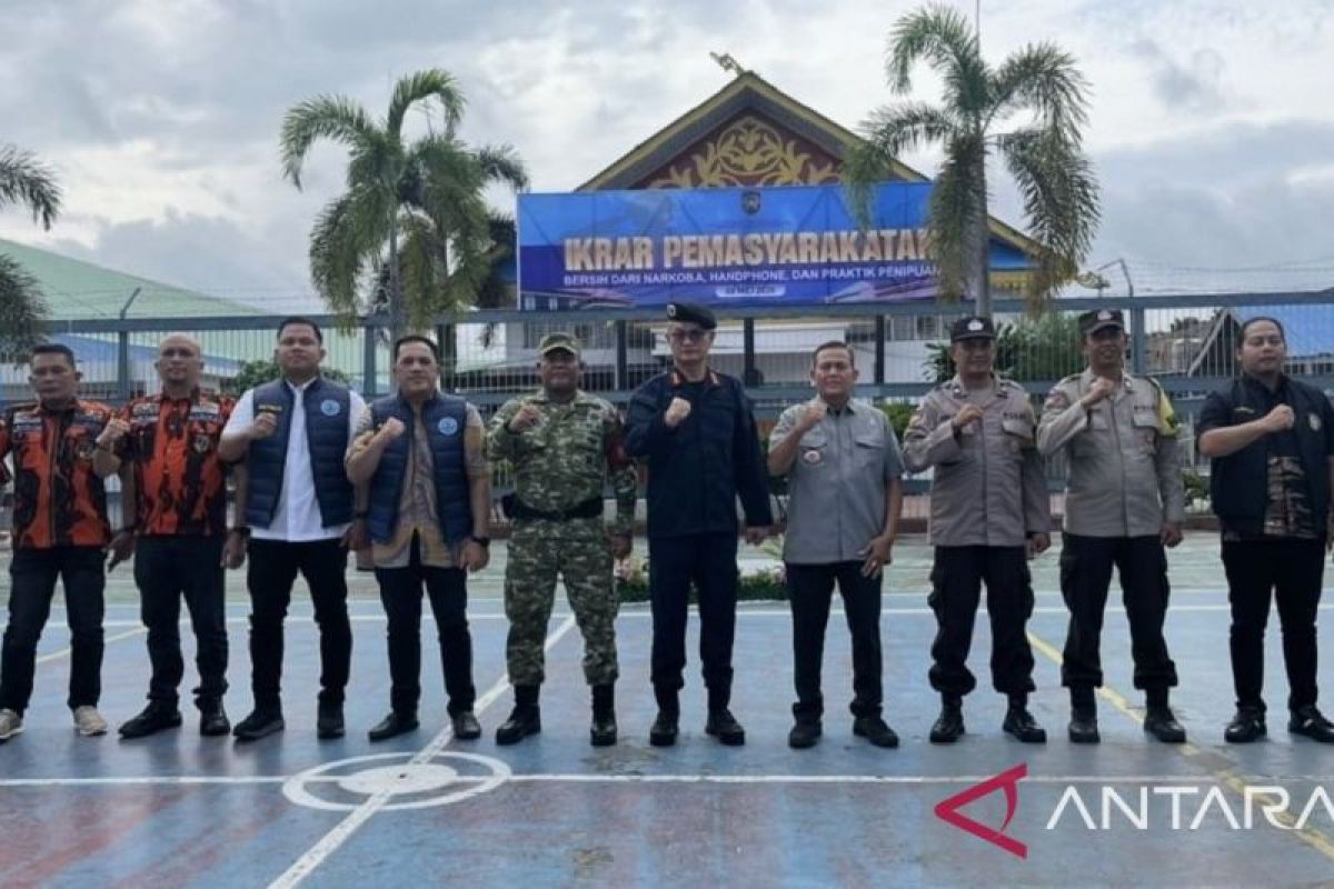 Gandeng Ormas dan APH, Lapas Pekanbaru Gelar Apel Ikrar Pemasyarakatan