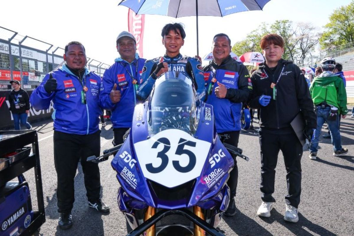 Pembalap Yamaha Wahyu berkesempatan tampil di dua ajang internasional sekaligus