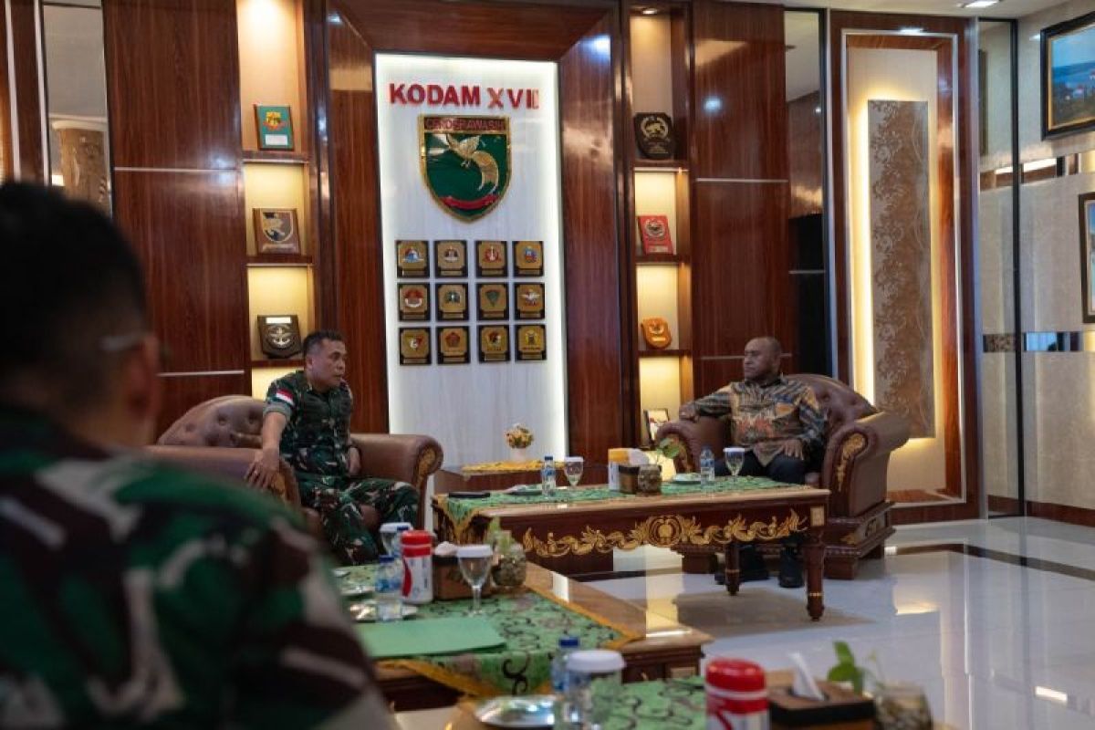 PLN gandeng Kodam Cenderawasih perkuat pengamanan pembangunan kelistrikan Papua