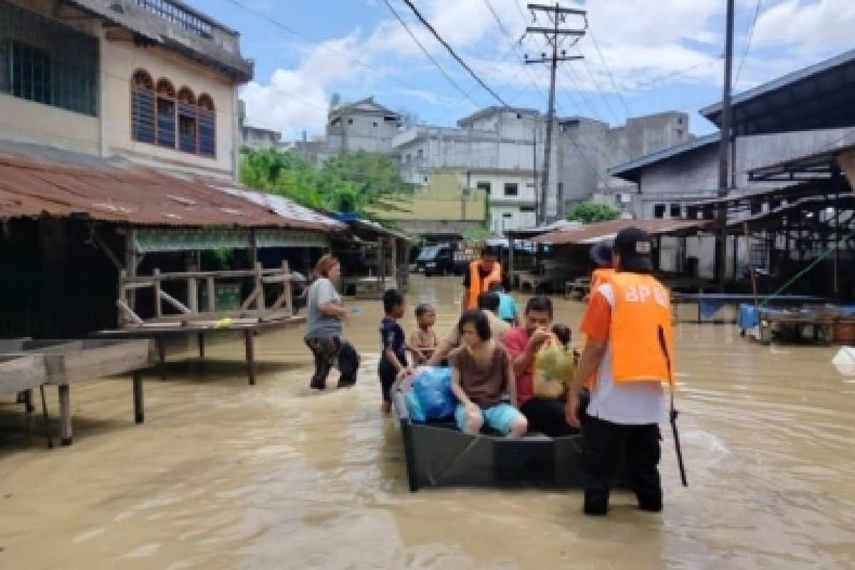 Pusdalops catat empat kecamatan terdampak banjir Tebing Tinggi