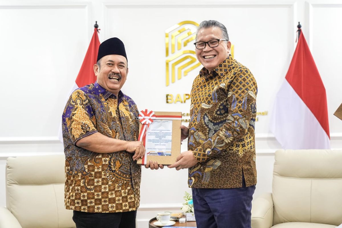 Bappenas terima laporan pemeriksaan kinerja ketahanan pangan dari BPK