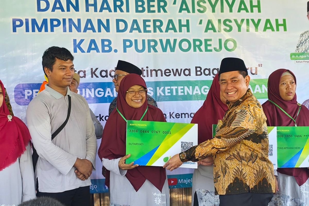 BPJS Ketenagakerjaan dorong perluasan perlindungan pekerja rentan bersama 'Aisyiyah di Purworejo