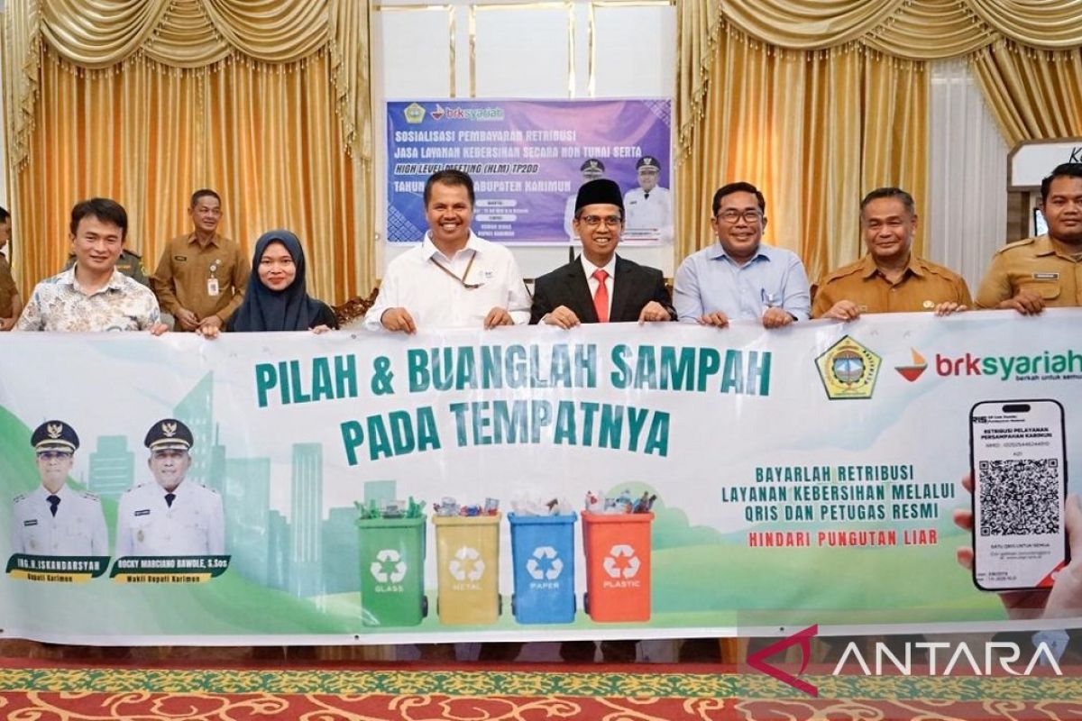 BRK Syariah Dukung Digitalisasi Retribusi Persampahan di Kabupaten Karimun