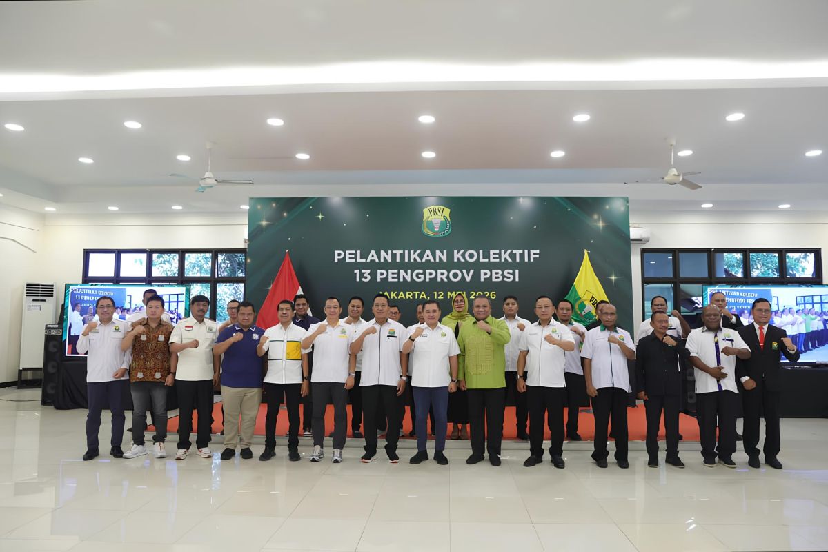 PBSI lantik 13 pengprov untuk perkuat pembinaan nasional