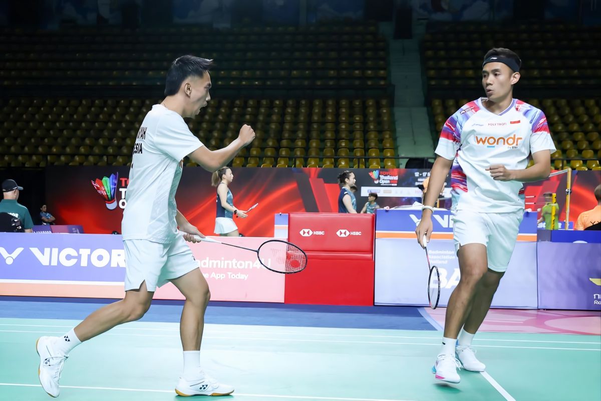 Bagas/Putra kandas pada babak pertama Thailand Open 2026