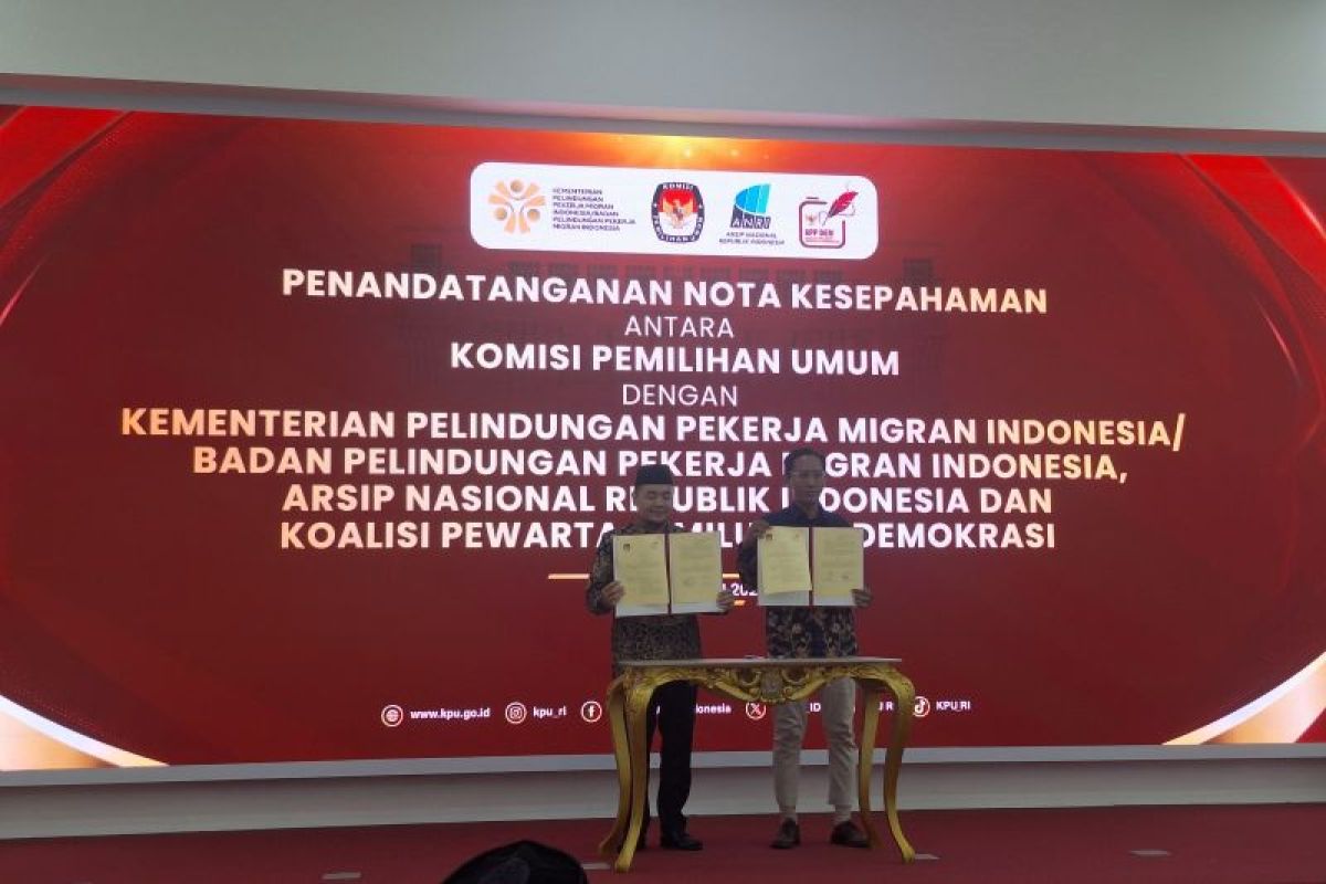 KPU-KPP DEM teken MoU transparansi informasi dan pemberitaan