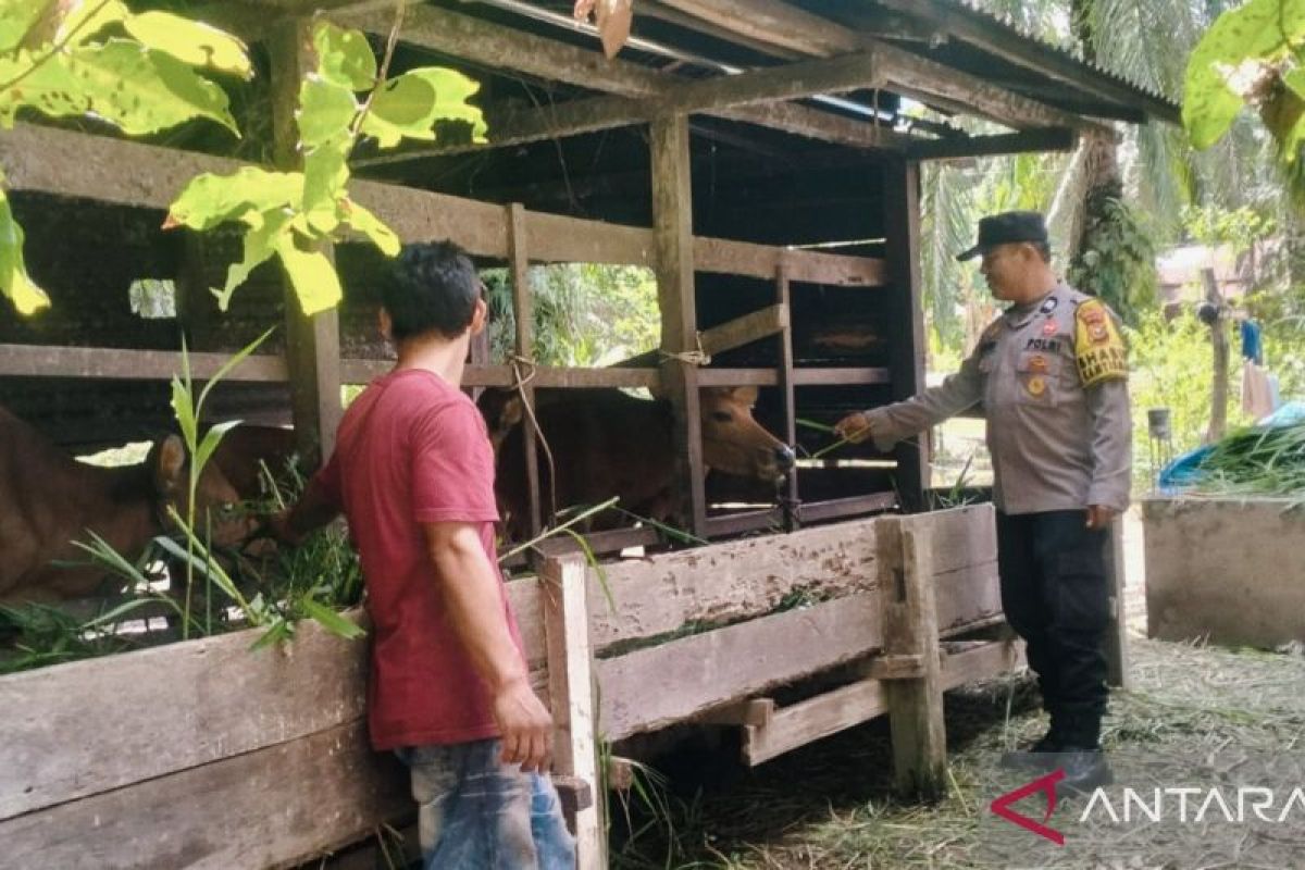 Kapolsek Kuala Cenaku paparkan sejumlah kegiatan mendukung ketahanan pangan
