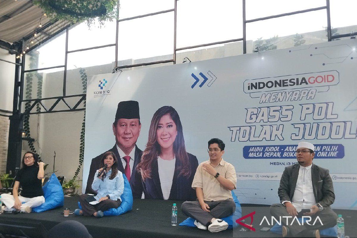 Menkomdigi ajak warga Medan lawan judi daring mulai dari keluarga
