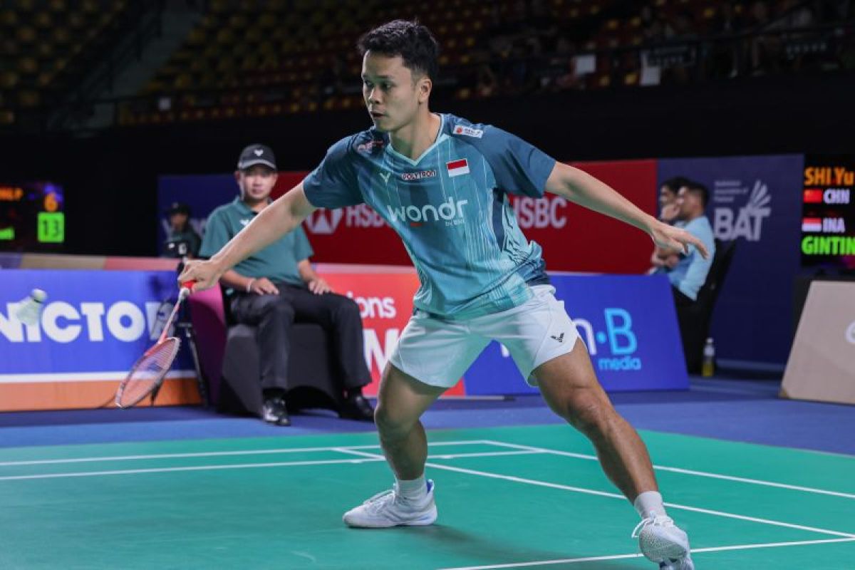 Ginting kandas di tangan Shi Yu Qi pada babak awal Thailand Open 2026
