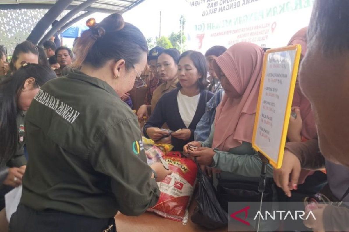 Pemkab Gumas gelar GPM di tiga lokasi jaga daya beli masyarakat