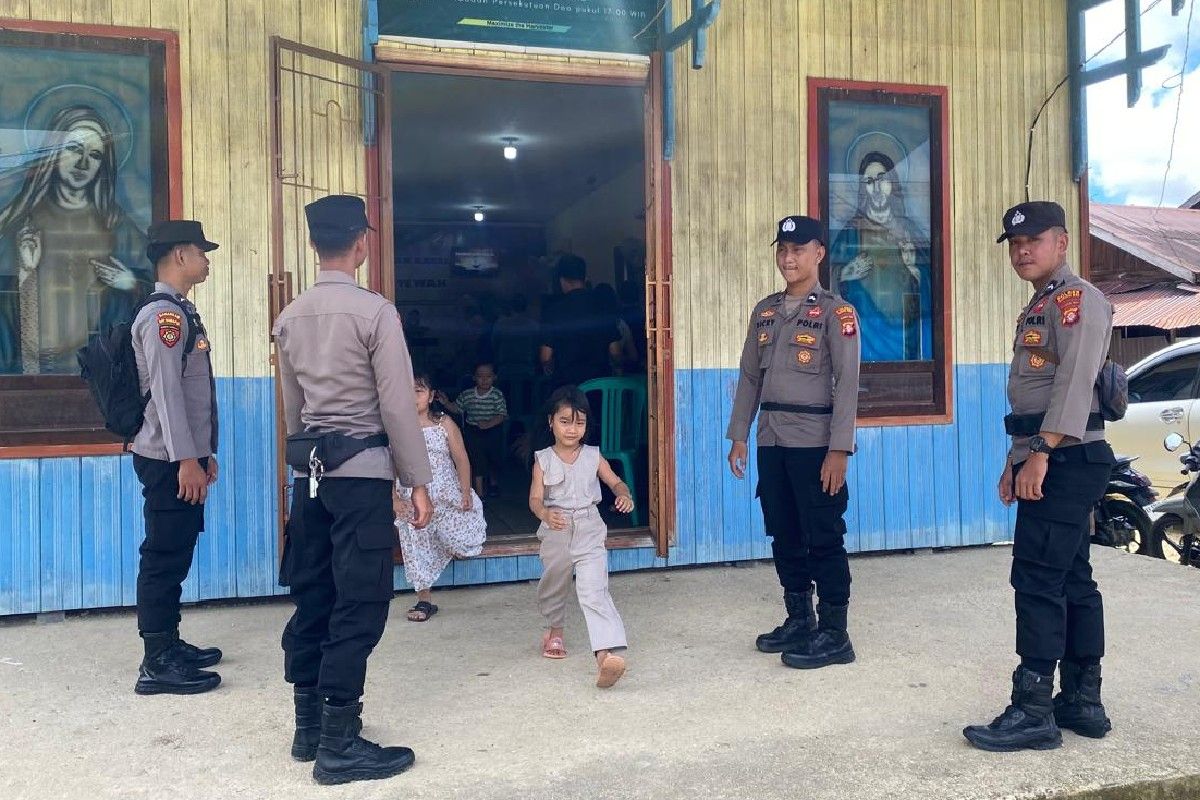 Polres pastikan ibadah Kenaikan Yesus Kristus di Gumas berlangsung aman