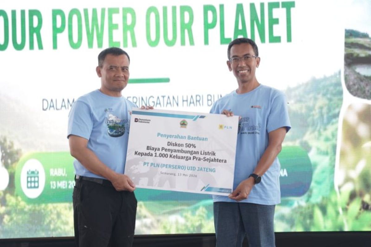 PLN dukung program bantuan pasang baru listrik untuk 1.000 keluarga tidak mampu di Jawa Tengah