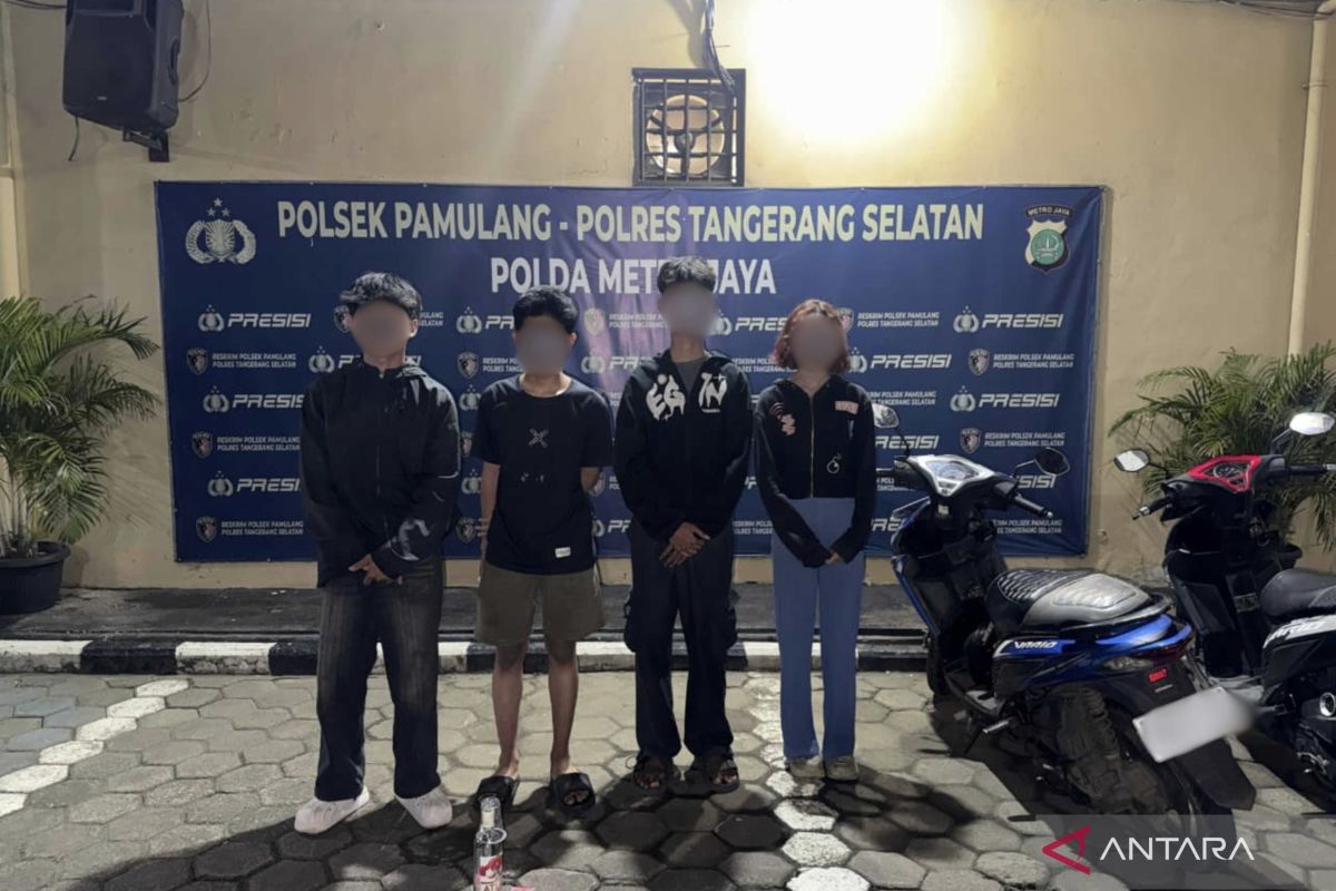 Berpotensi tawuran, polisi tangkap empat remaja di Tangsel