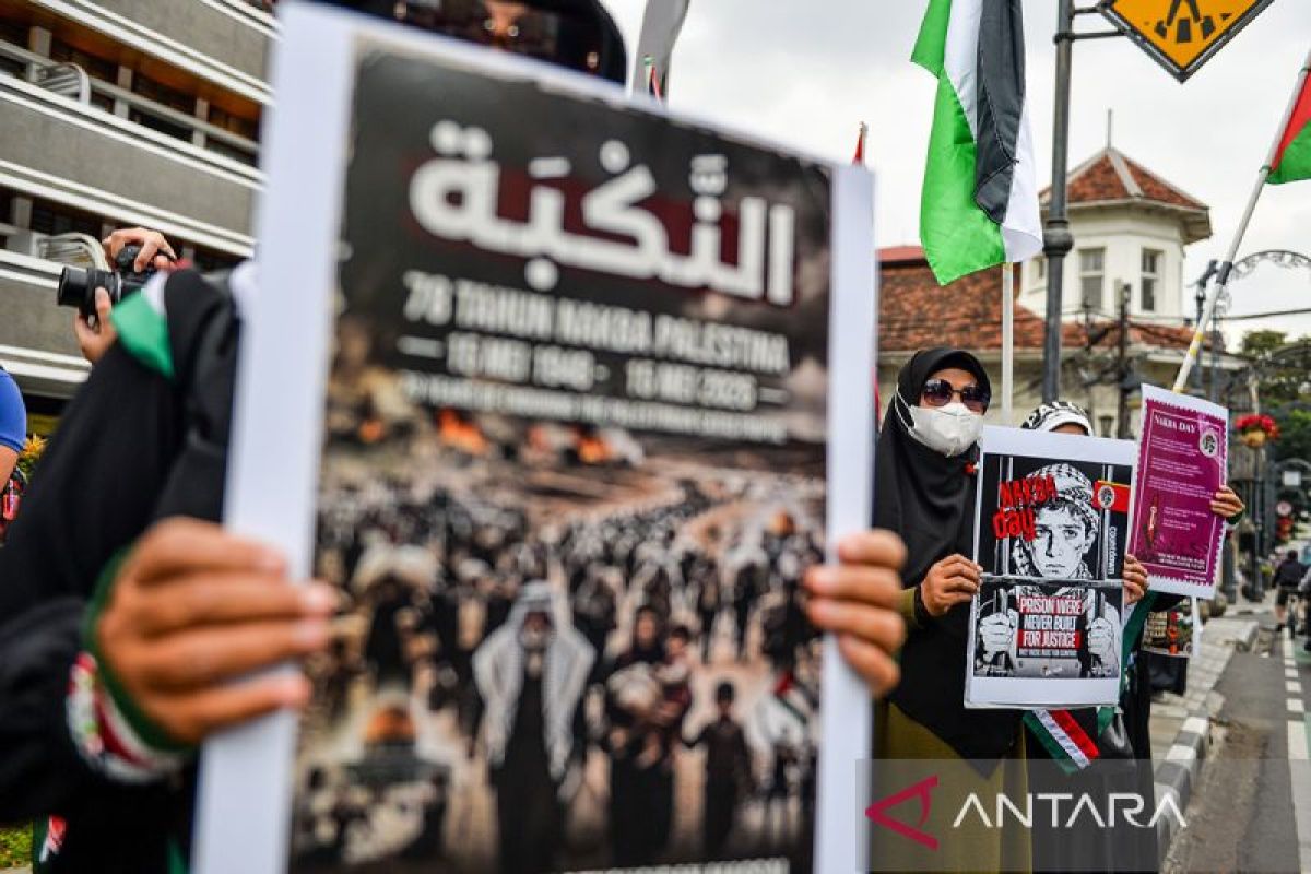 Peringatan 78 tahun Nakba di Bandung