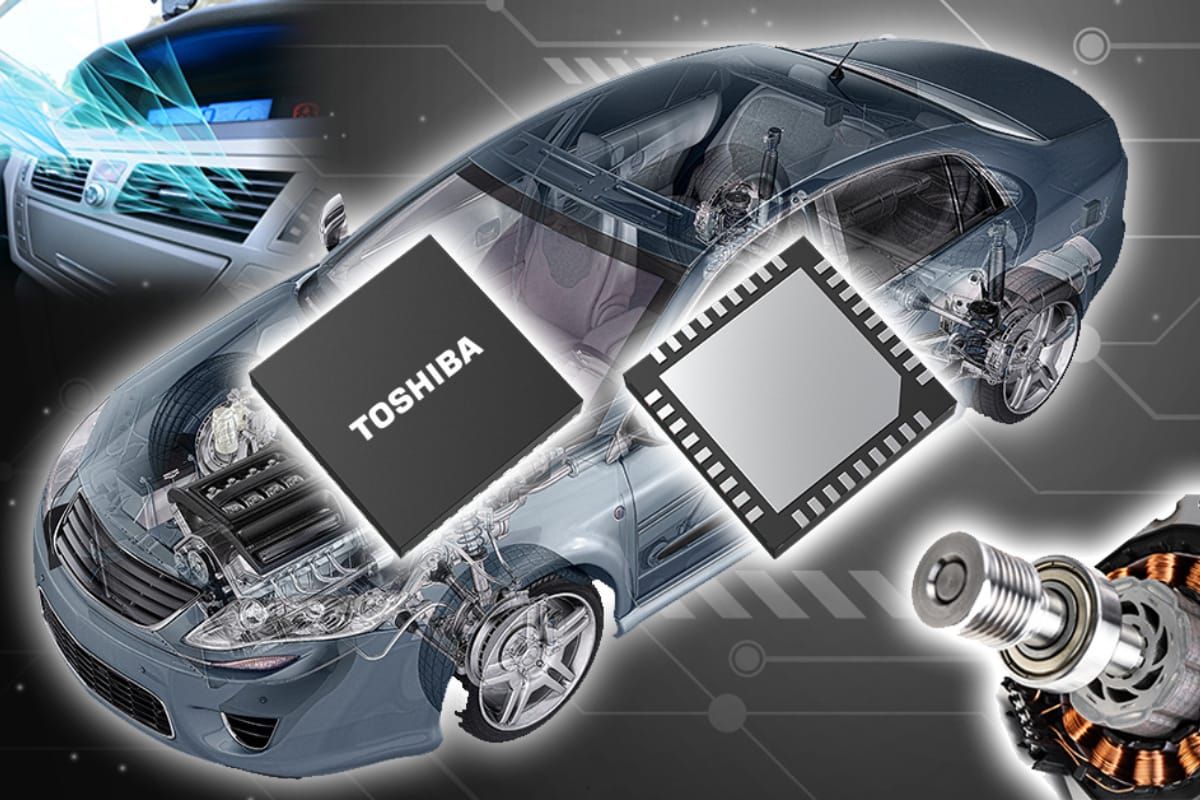 Toshiba Memulai Pengiriman Sampel IC Seri SmartMCD™ Baru Dengan MOSFET Bawaan Untuk Penggerak Motor
