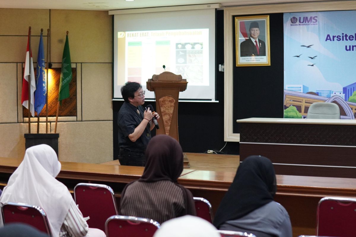 Prodi Arsitektur dan PPAr UMS gelar workshop profesional Arsitektur Biomimikri
