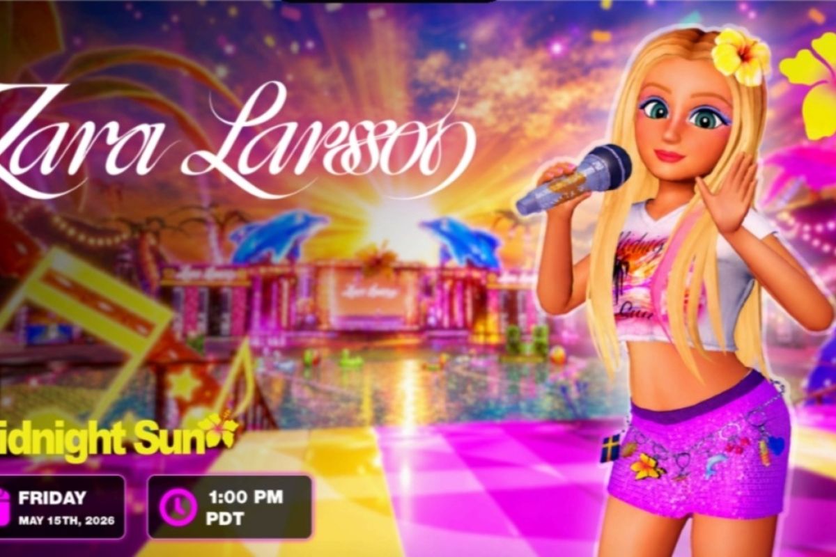 Zara Larsson wujudkan lagi tren konser musik virtual pada platform gim