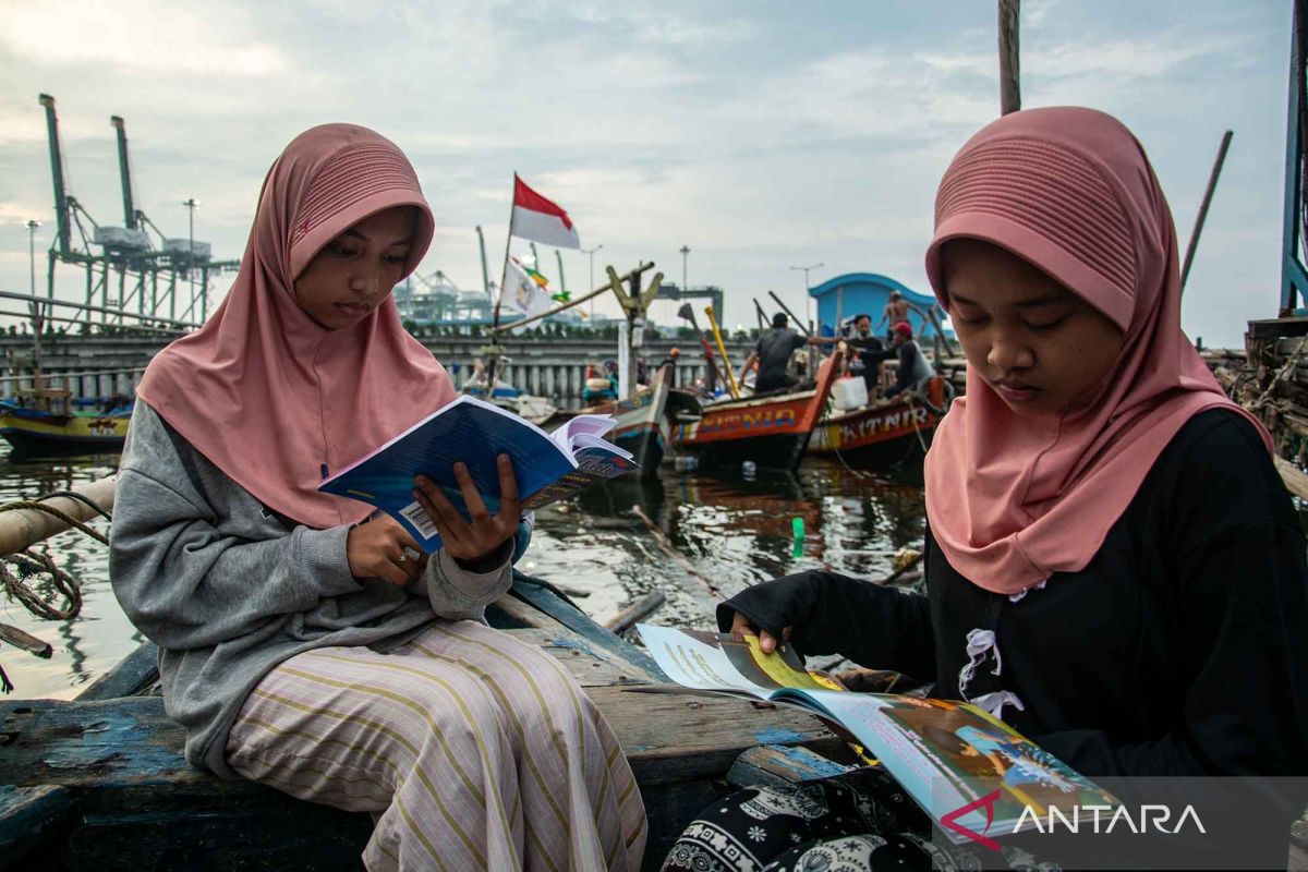 Ruang belajar Taman Anak Pesisir di Jakarta