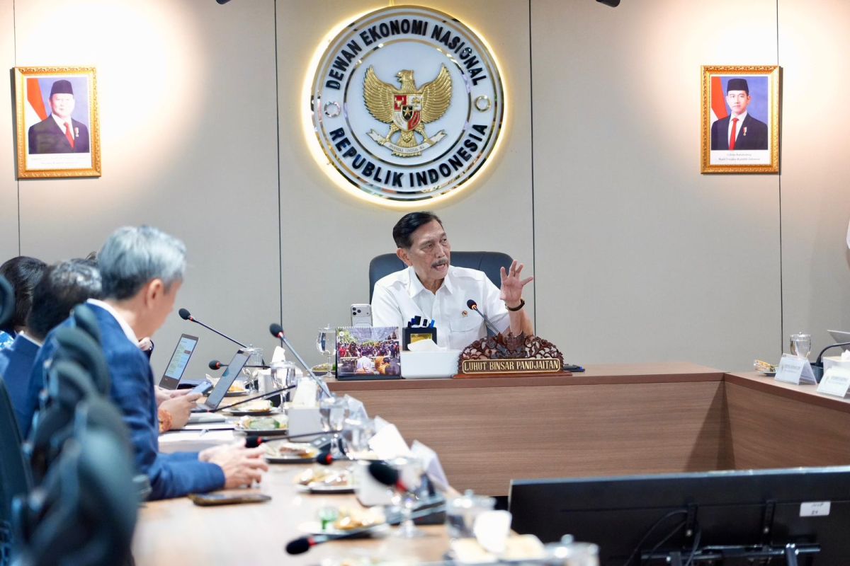 Luhut bahas reformasi pasar modal dan keuangan dengan petinggi OJK
