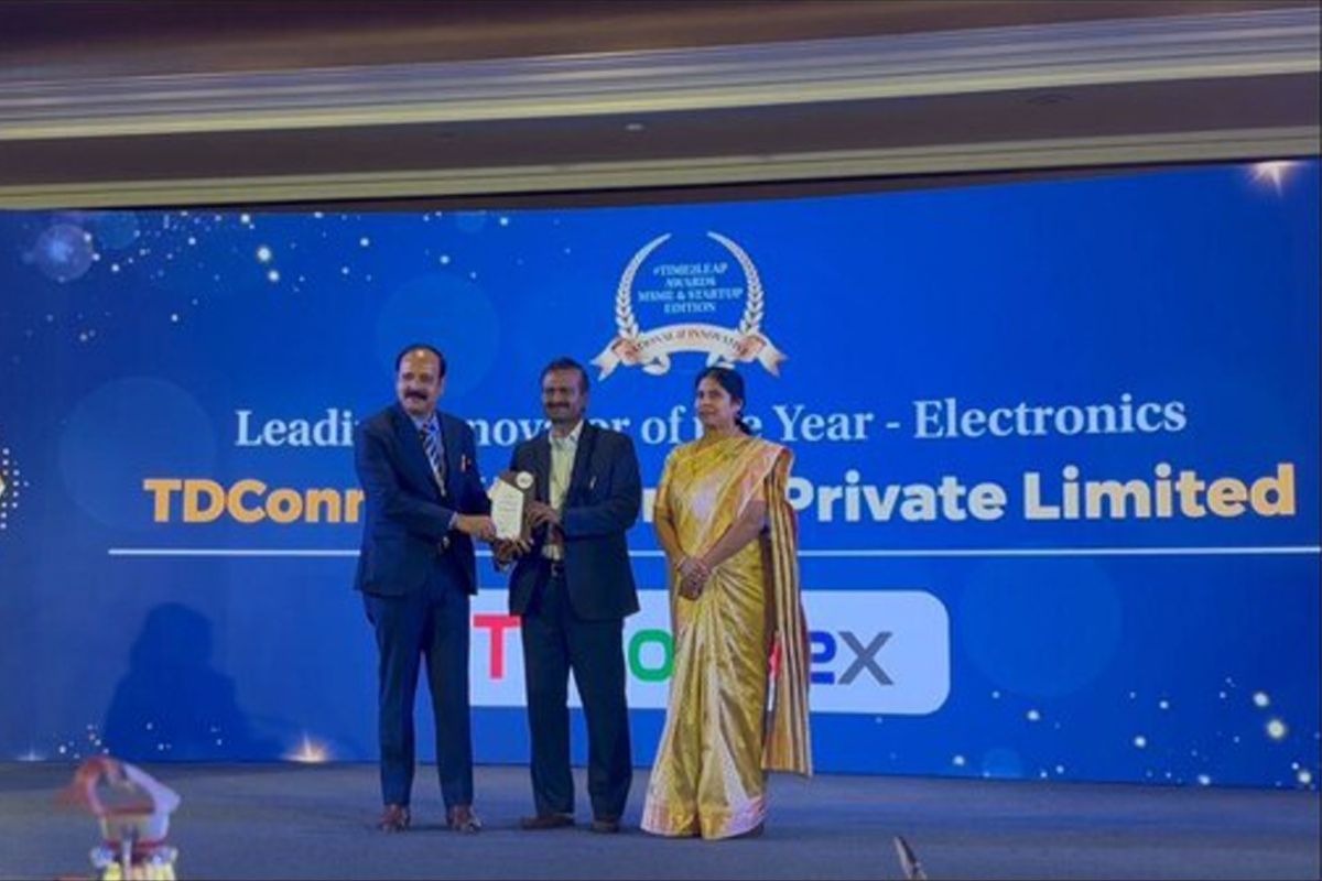 TDConnex wins Leading Innovator of the Year award for Electronics at ...