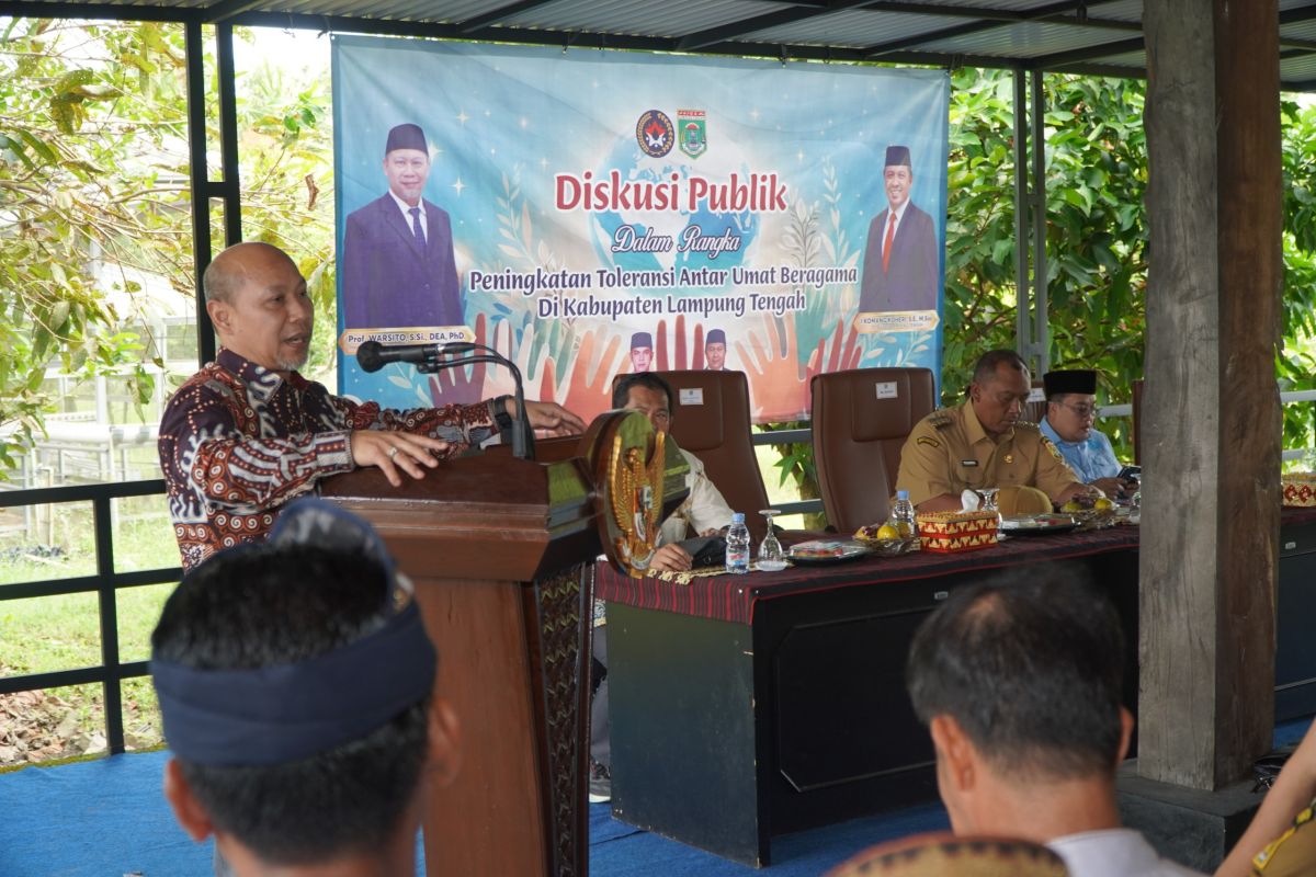 Lampung Tengah dinilai bisa jadi percontohan kerukunan umat beragama