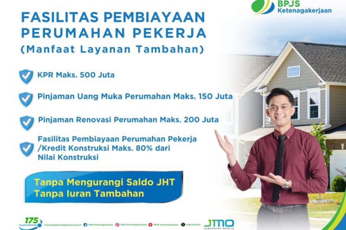 BPJS Ketenagakerjaan permudah pekerja miliki hunian lewat program MLT