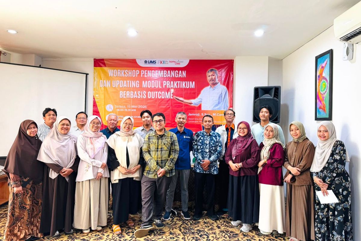 Prodi Ilmu Komunikasi UMS gelar workshop pengembangan dan updating modul praktikum berbasis outcome