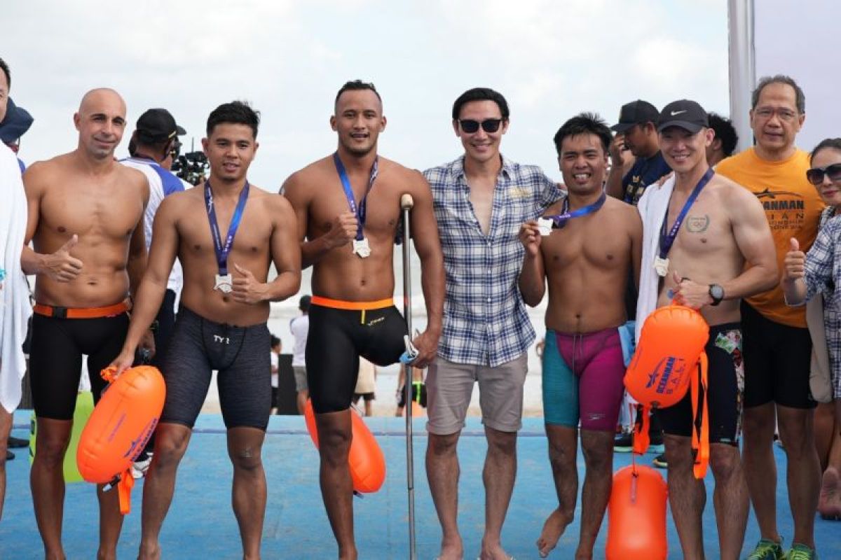 900 perenang dari 27 negara bersaing di Oceanman Bali 2026