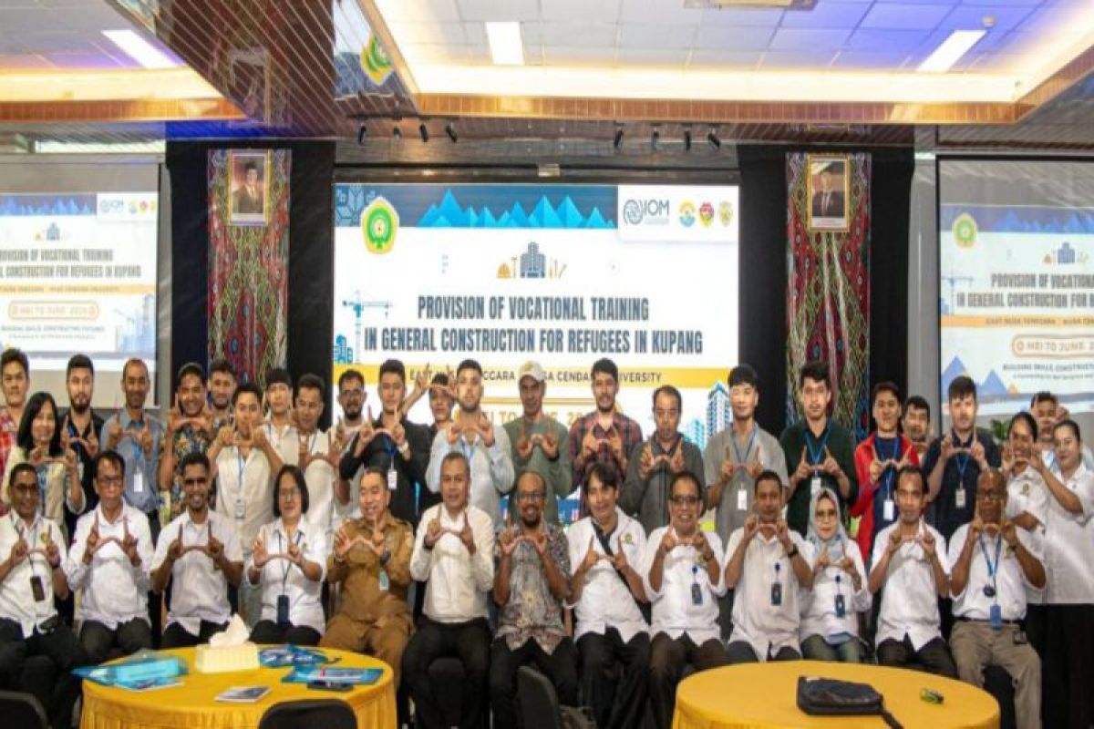 Undana-IOM latih pengungsi Afghanistan jadi tukang bersertifikat