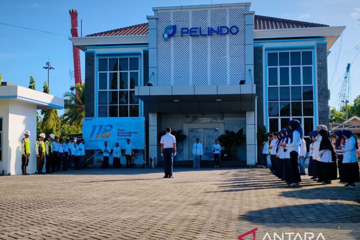 Insan Pelindo Pangkalbalam Gelar Upacara Harkitnas