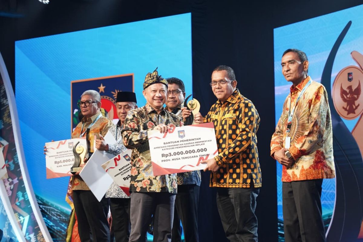 Gubernur NTT: Penghargaan Kemendagri soal inflasi bukti kerja bersama