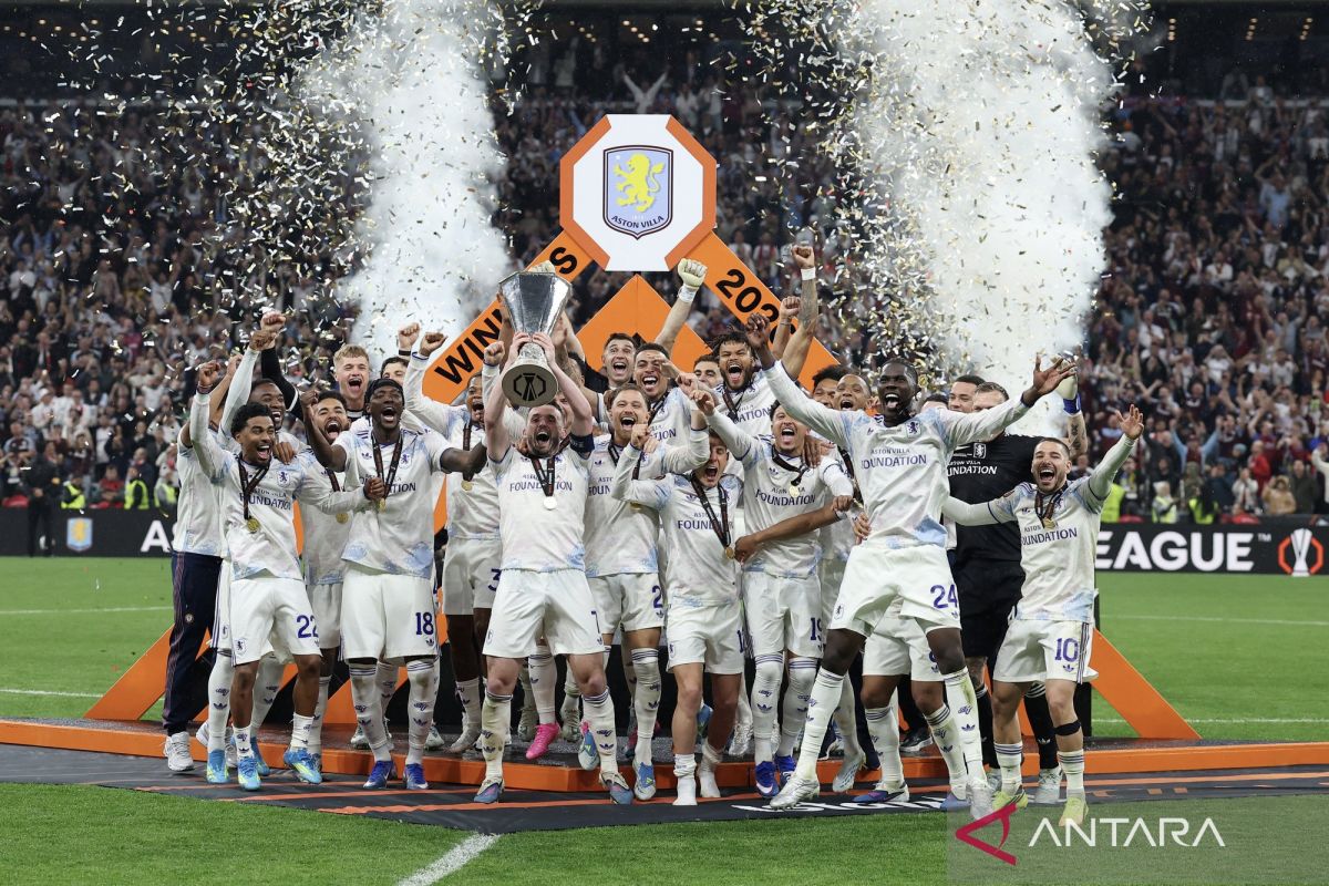 Bantai Freiburg 3-0, Aston Villa resmi juara Liga Europa 2025/2026