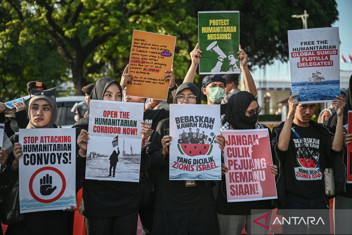 RI kecam tindakan tak manusiawi Israel pada relawan GSF dalam tahanan