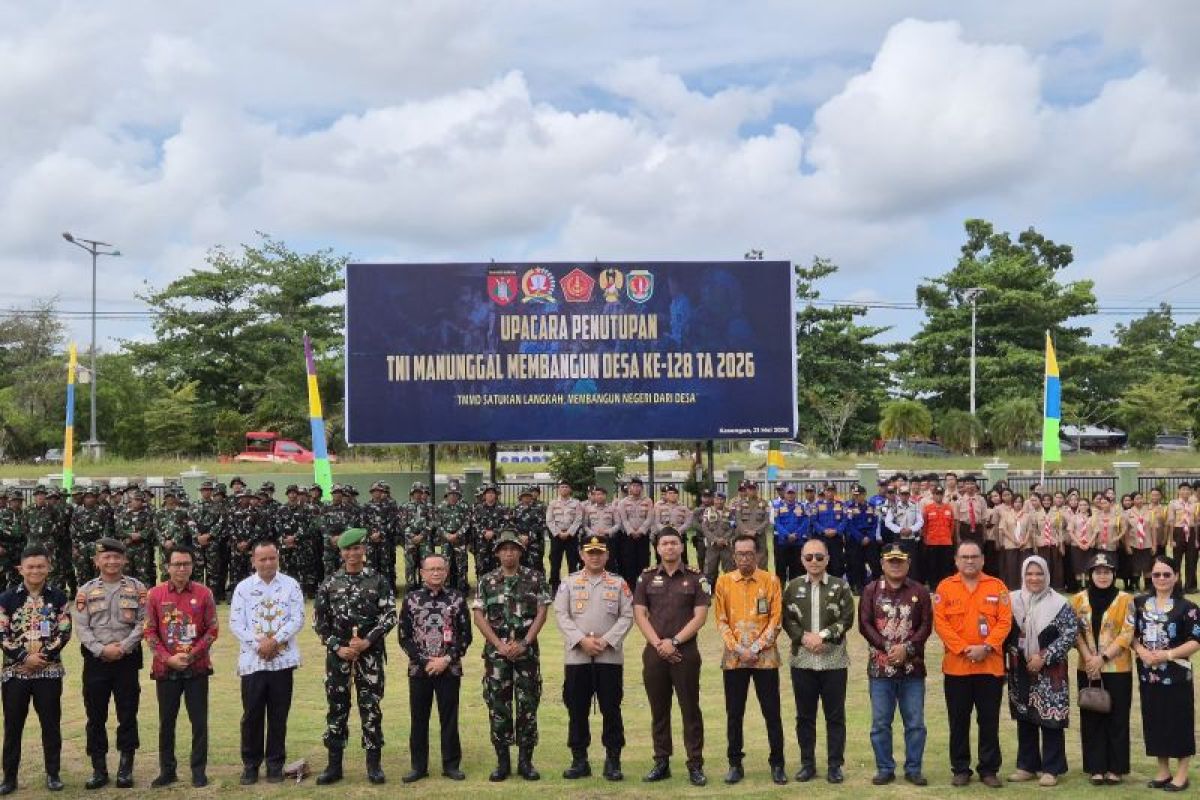 TMMD Imbangan ke-128 di Katingan resmi ditutup