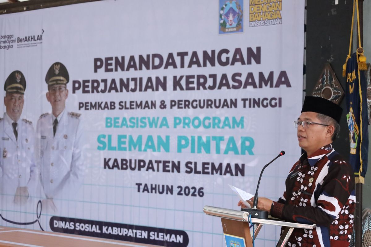 Pemkab Sleman menggandeng 34 perguruan tinggi untuk program beasiswa