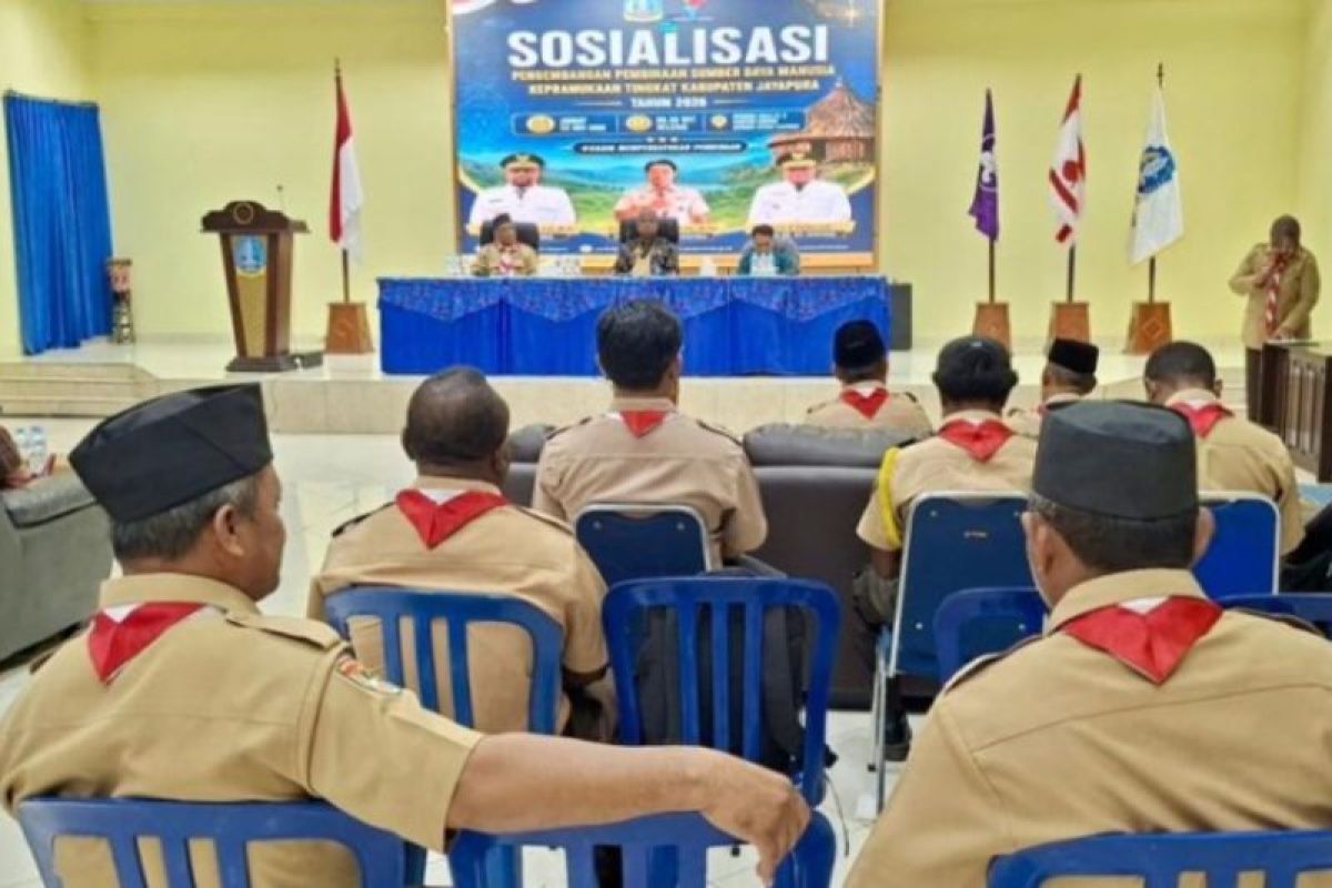 Pemkab Jayapura perkuat pembinaan karakter SDM lewat gerakan pramuka