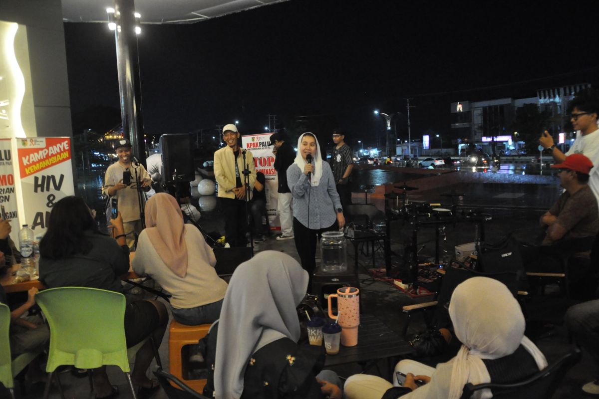 Pojok Rupiah dan Pemkot Palu kampanye kemanusiaan HIV/AIDS