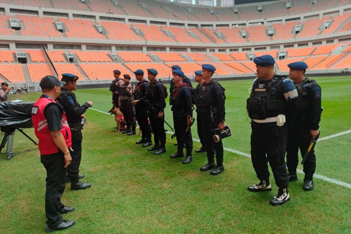 Polda Metro sterilisasi JIS jelang laga Persija vs Semen Padang