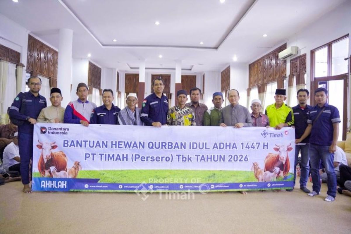 Bantuan Hewan Kurban PT Timah untuk 20 Masjid di Bangka Tengah Tahun Ini Meningkat, Bupati Apresiasi Konsistensi Perusahaan