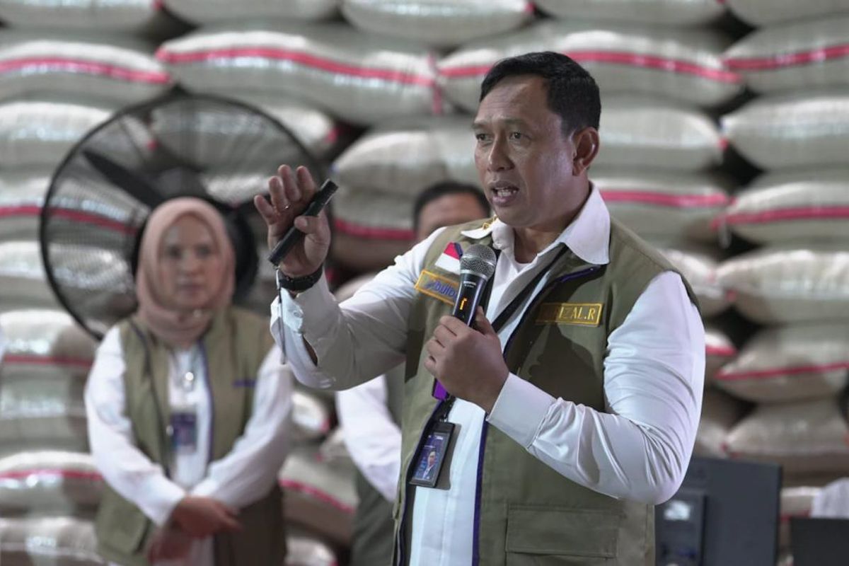 Bulog catat stok beras 5,36 juta ton, kapasitas simpan 6,2 juta ton