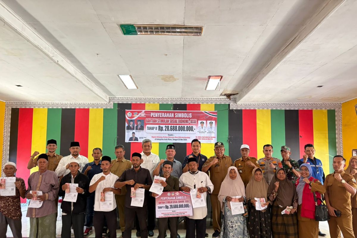 Bantuan stimulan penyintas banjir Aceh Utara tahap II cair