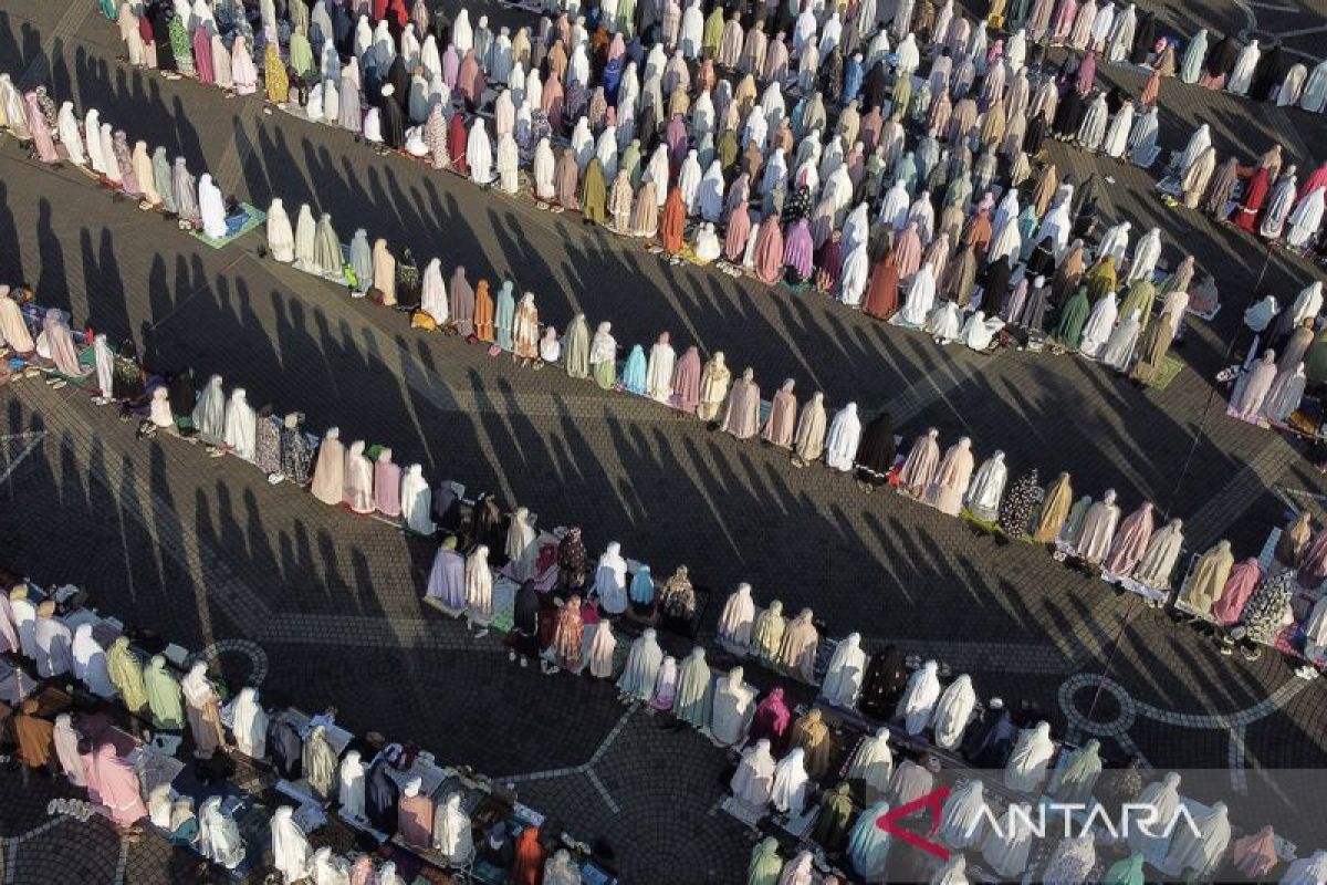 Shalat Idul Adha di Alun-alun Ciamis