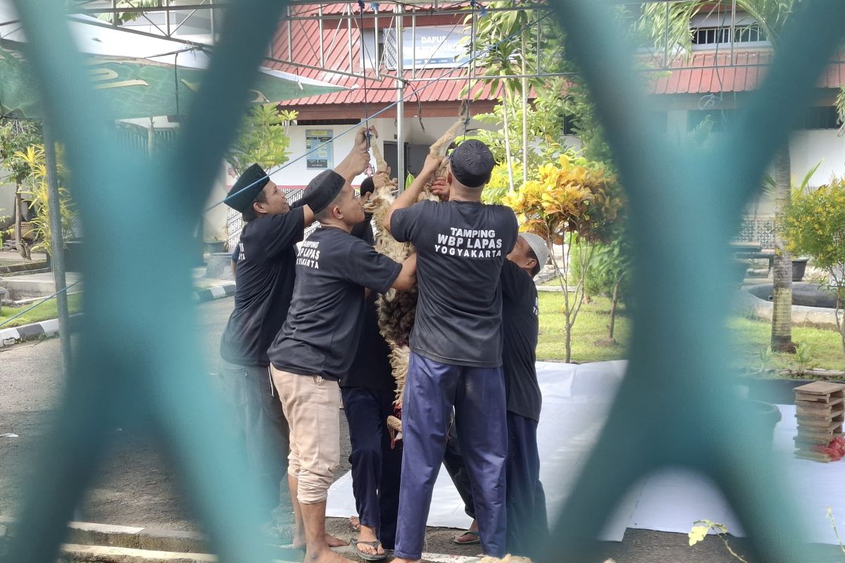 Lapas Wirogunan merayakan Hari Raya Idul Adha bersama warga binaan